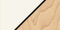 White Exterior with Pine Interior Color Swatch